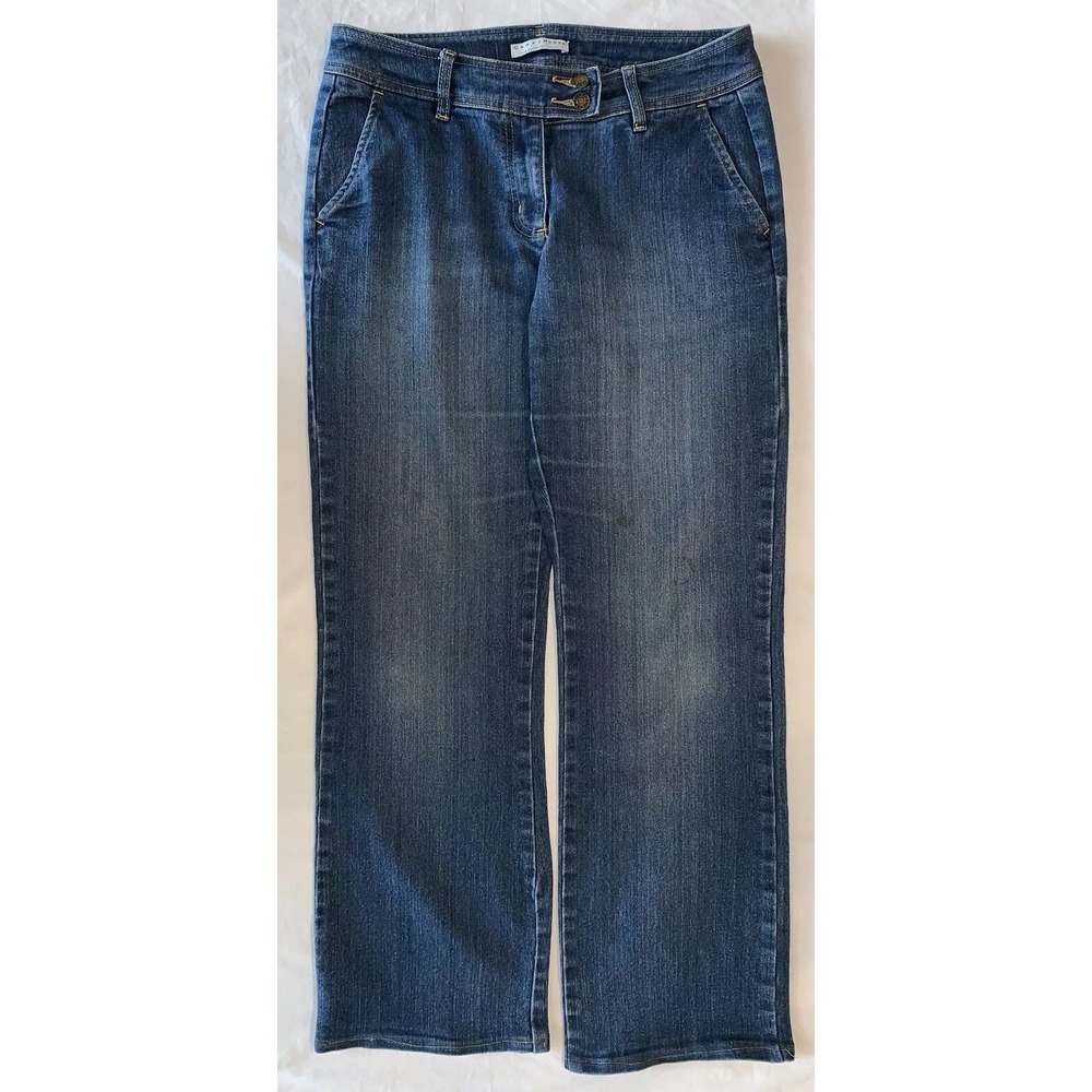 Liz‎ Claiborne Crazy Horse Stretch Jeans Women's Size 8 Denim Pants